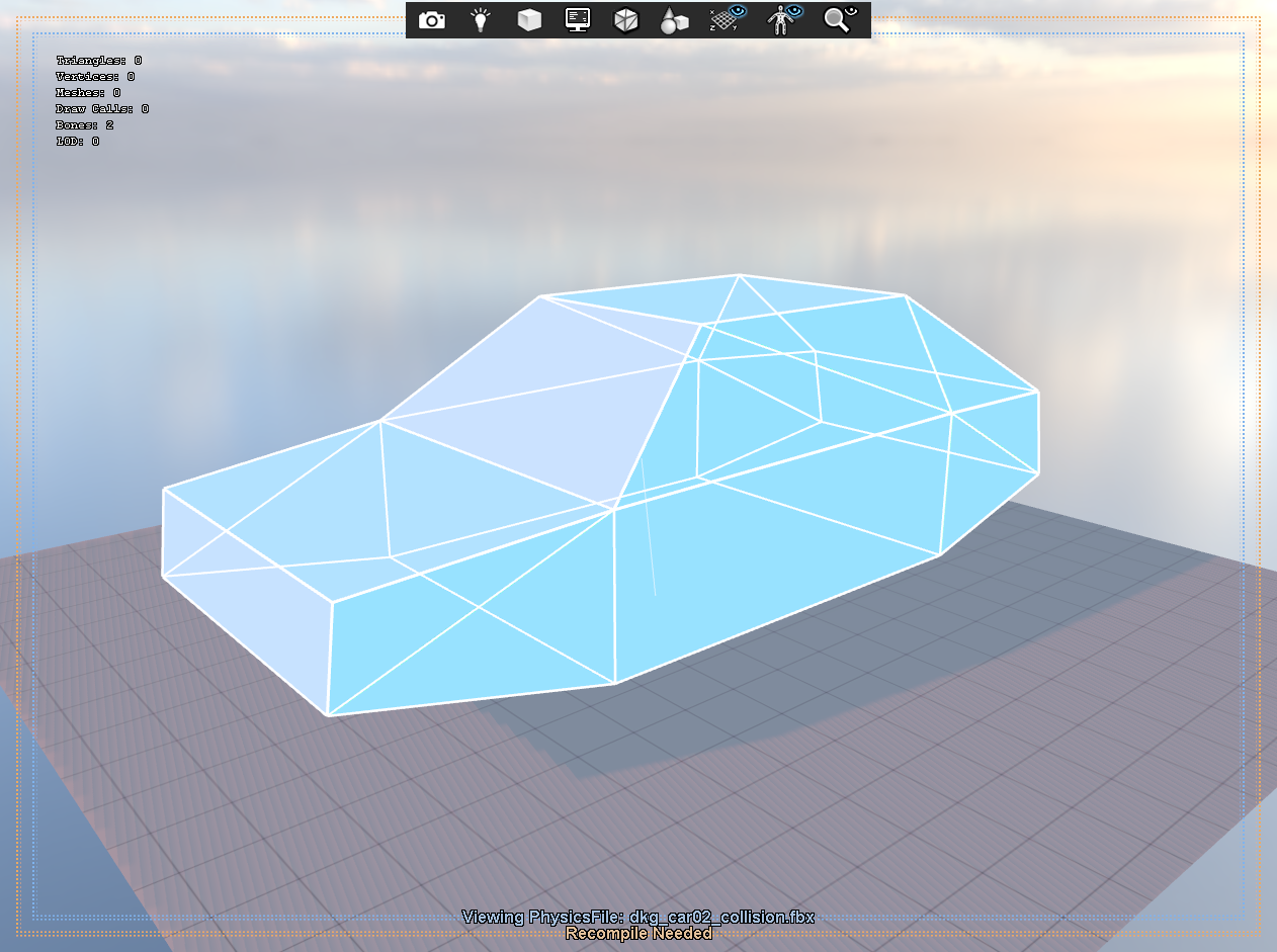 Collision Mesh Aligned